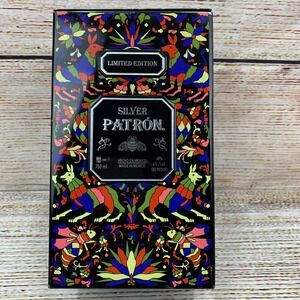 Patron Silver Tequila‎ Limited Edition Empty Tin Box - 750ML Collectible Display